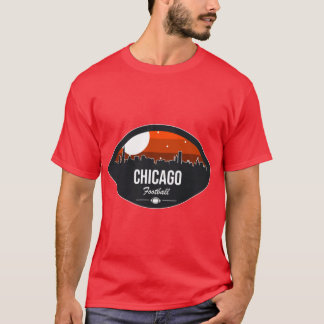 Chicago Football Skyline Badge T-Shirt