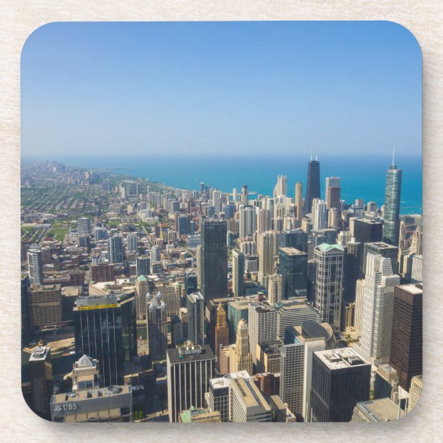 Chicago From Above Coaster (Front)