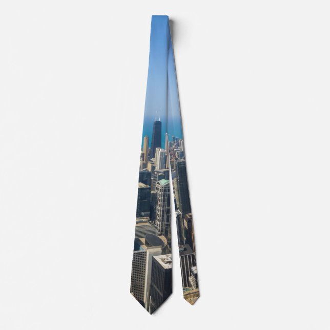 Chicago From Above Neck Tie (Front)