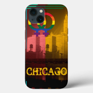 Chicago Gay Lesbian Interest Wrigley Bldg 1930's iPhone Case