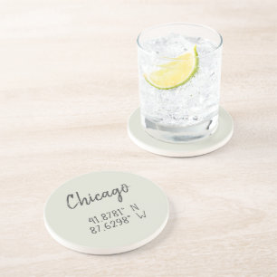 Chicago GPS Coordinates Longitude Latitude     Coaster
