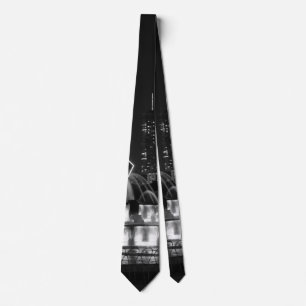 Chicago Grant Park Grayscale Neck Tie