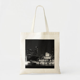 Chicago Grant Park Grayscale Tote Bag