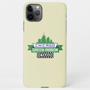 Chicago Green Ribbon Taxi Logo - Fan Art iPhone 11Pro Max Case