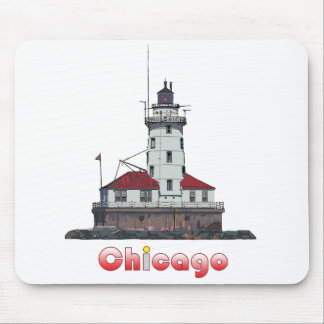 Chicago Harbour Light Mouse Pad