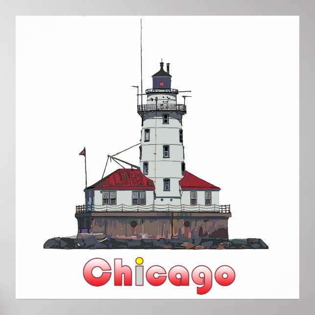Chicago Harbour Light Poster (Front)