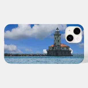 Chicago Harbour Lighthouse Painterly Case-Mate iPh iPhone 14 Case
