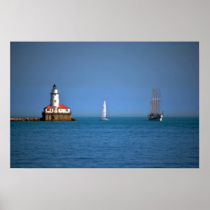 Chicago Harbour Poster