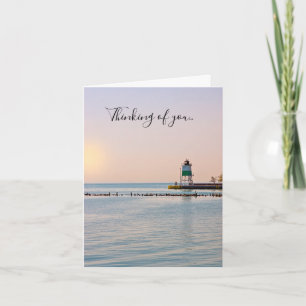 Chicago Harbour Southeast Lighthouse Card