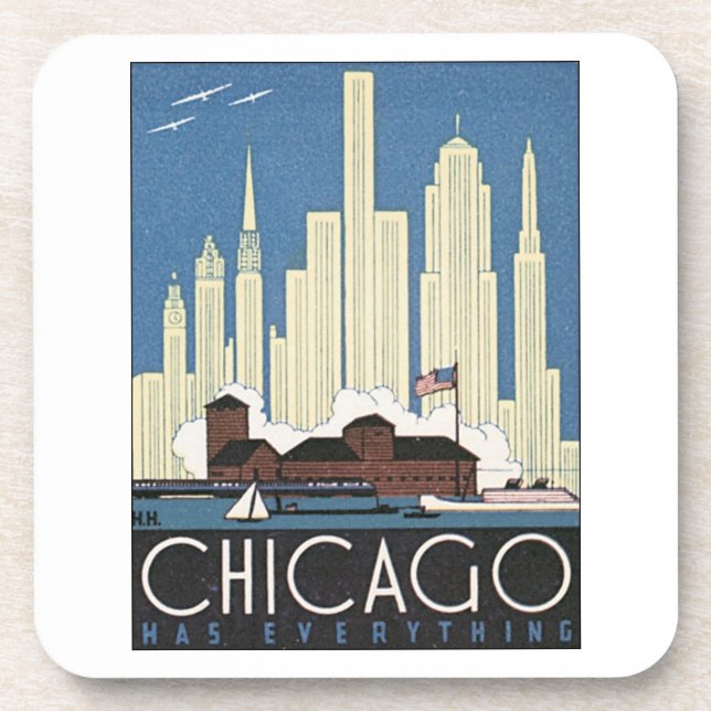 Chicago Has Everything Coaster (Front)