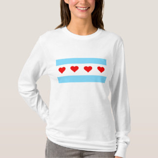 Chicago Heart Flat long sleeve shirt