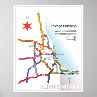 Chicago Highways Poster