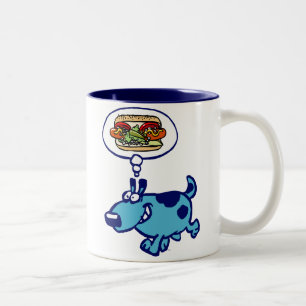 Chicago Hot Dog (blue cartoon dog) Mug