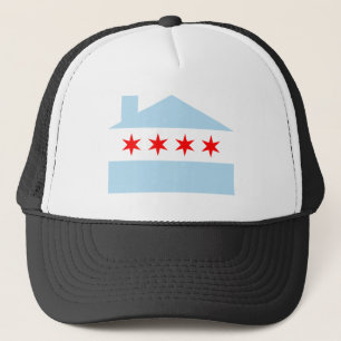 Chicago House Flag Trucker Hat