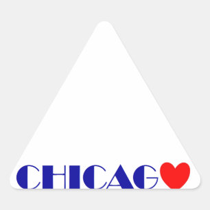 chicago i like triangle sticker