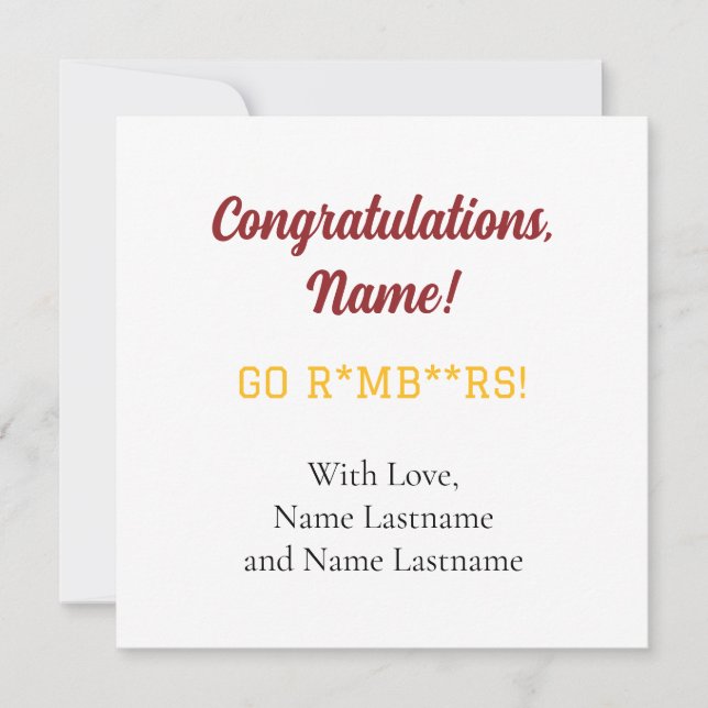 Chicago, IL (Catholic) Personalised Gift Card (Front)