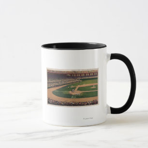 Chicago, IL - Comiskey Park, Home Plate, Basebal Mug