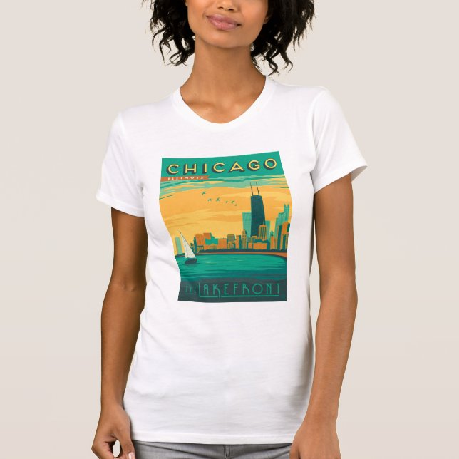 Chicago, IL - Enjoy the Lakefront T-Shirt (Front)