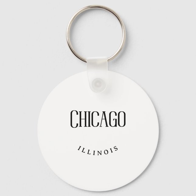 Chicago IL  Key Ring (Front)