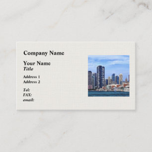 Chicago IL - Lake Michigan Near Navy Pier Business Card
