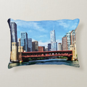 Chicago IL - Lake Shore Drive Bridge Decorative Cushion