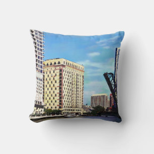 Chicago IL - Near the Kinzie Street Bridge Cushion