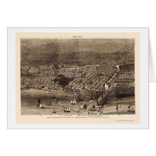 Chicago, IL Panoramic Map - 1874