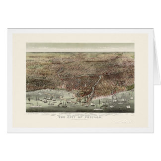 Chicago, IL Panoramic Map - 1892b