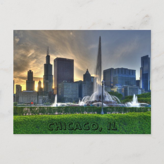 Chicago, IL Postcard (Front)