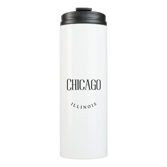 Chicago IL Thermal Tumbler (Front)