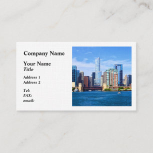 Chicago IL - View From Lake Michigan Business Card