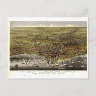 Chicago Illinois, 1874 Postcard