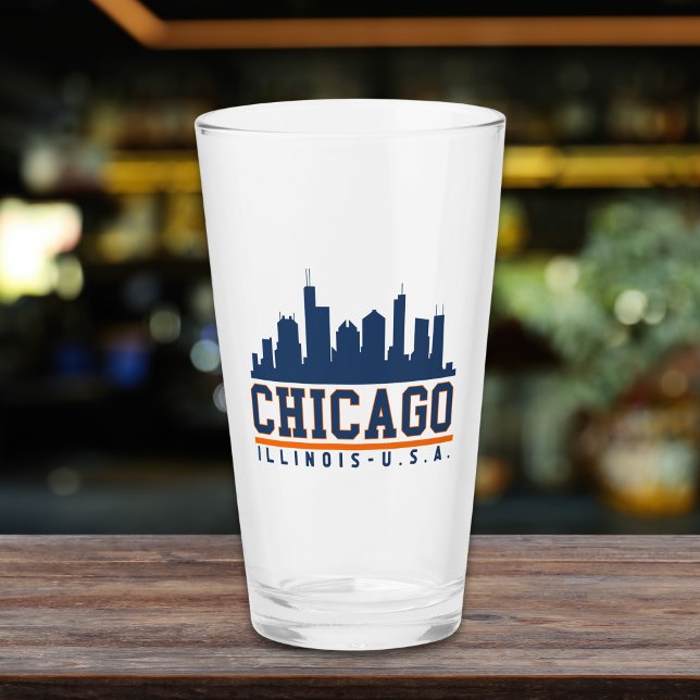 Chicago, Illinois Architectural Skyline Glass (Creator Uploaded)