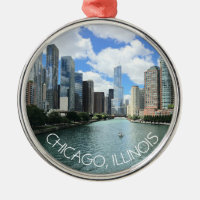 Chicago, Illinois Christmas Keepsake Souvenir