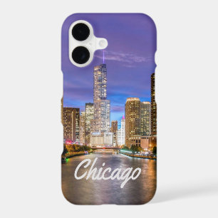 Chicago Illinois City At Night