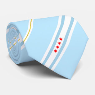 Chicago (Illinois) city flag Neck Tie