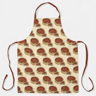 Chicago Illinois Deep Dish Pepperoni Pizza Apron