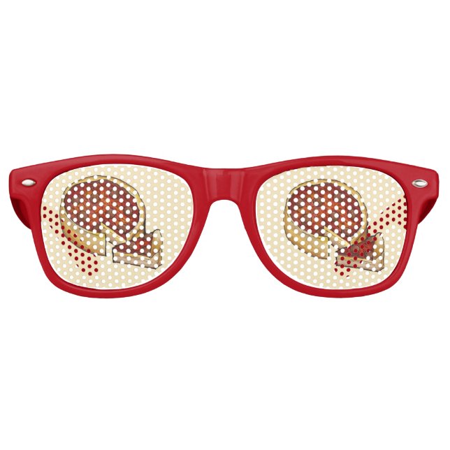 Chicago Illinois Deep Dish Pepperoni Pizza Foodie Retro Sunglasses (Front)