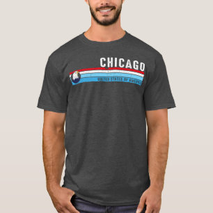 Chicago Illinois Est 1833 Vintage Classic Retro St T-Shirt