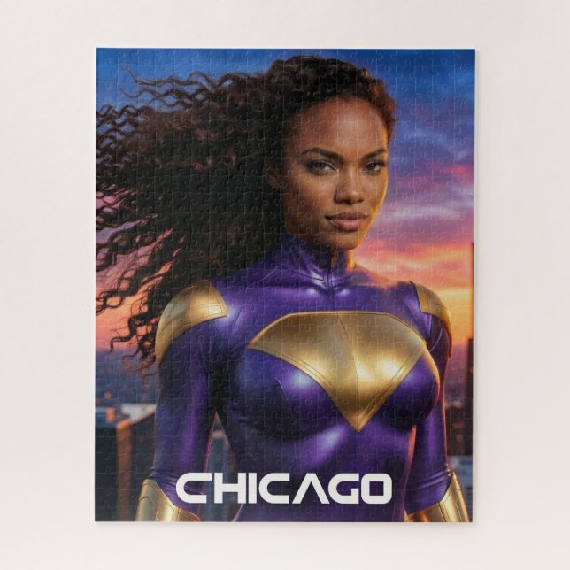 CHICAGO - ILLINOIS JIGSAW PUZZLE (Vertical)