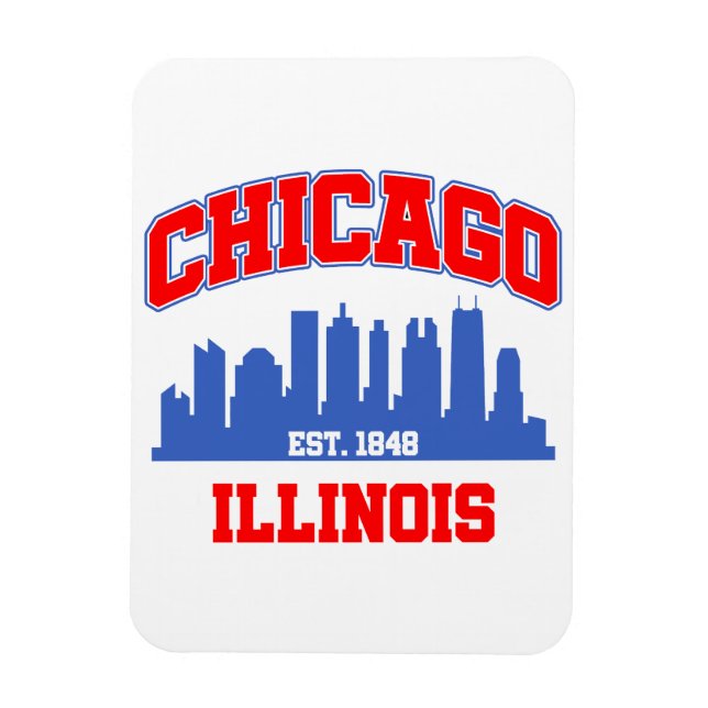 Chicago,Illinois Magnet (Vertical)