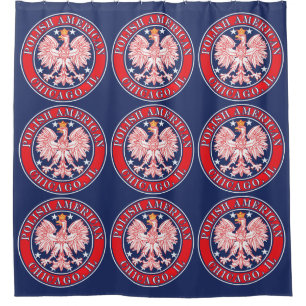 Chicago Illinois Polish Shower Curtain