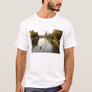 Chicago, Illinois, Rowers in Lincoln Park lagoon T-Shirt