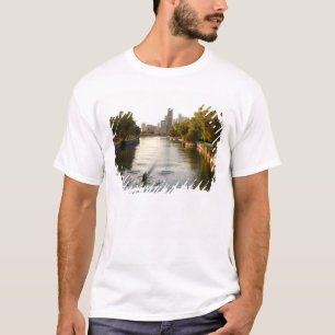 Chicago, Illinois, Rowers in Lincoln Park lagoon T-Shirt