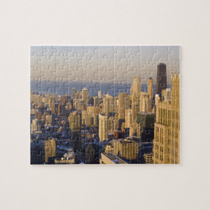 Chicago, Illinois, Skyline from the Sears Tower Jigsaw Puzzle