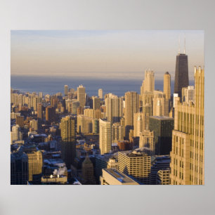 Chicago, Illinois, Skyline from the Sears Tower Poster