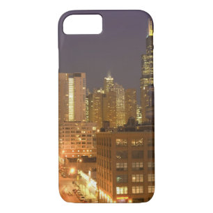 Chicago, Illinois, Skyline from West Loop at iPhone 8/7 Case