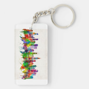 Chicago Illinois Skyline Key Ring