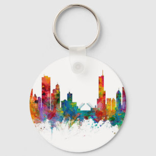 Chicago Illinois Skyline Key Ring