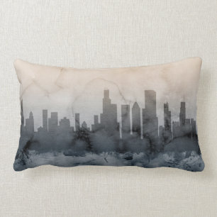 Chicago Illinois Skyline Lumbar Cushion